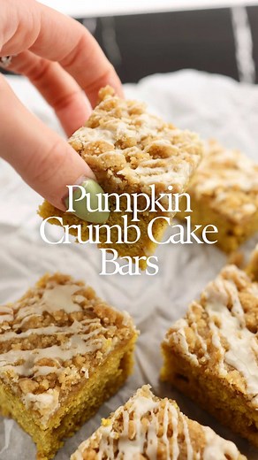 Delicious Pumpkin Crumb Cake Bars Recipe