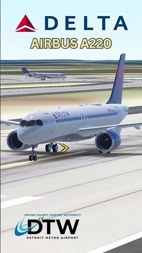 Jaw-Dropping Delta Airbus A220 Takeoff from Detroit Metro in Infinite Flight!