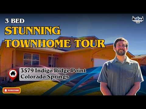 3 Bedroom Townhome with Golf Course Views | Home Tour at 3579 Indigo Ridge Point