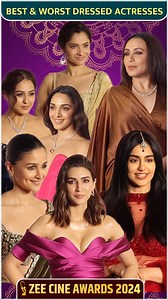 224K views · 2.3K reactions | 22nd ZEE Cine Awards 2024 Purple Carpet | Many actresses including Alia Bhatt, Kiara Advani, Rani Mukerji, Kriti Sanon, Adah Sharma, and Mouni Roy graced the purple carpet in their beautiful attire. So, now you tell us whose fashion did you like the most and whose fashion was not up to the mark. | Bollywood Now | Facebook