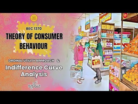 Indifference Curve Analysis | THEORY OF CONSUMER BEHAVIOUR (Part 03) | BEC 1370 |Session 04 | Kuppi
