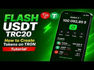 Flash USDT TRC20 Tutorial – How to Create Tokens on TRON