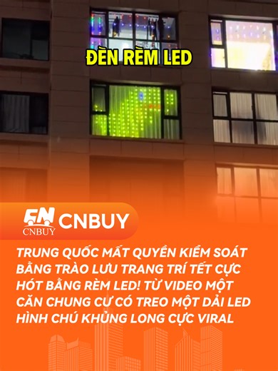 Thần Tài ập tới xưởng sản xuất đèn LED rèm! Tới giờ vị giám đốc vẫn chưa hiểu là tại sao lại như vậy luôn! Ừ thì cả thành phố mở đồng loạt cho nó có tí không khí tết ấy mà! #DenKhungLongBaoChua #DenRemLED #TrangTriTet #Decornha #TrendingTet #XuongSanXuat #LinhKienDen #LED #nhaphangtrungquoc #xuhuongkinhdoanh2026 #xuhuong2026