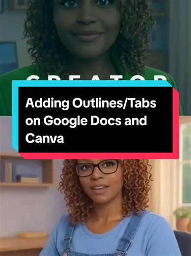 User experience is always priority when creating documentation for other people. Adding an Outline that's clickable add structure and makes people want to come back for more. In this video we show you haw to add Outline/Tabs using Canva and Google Docs #levelupafrica #CreatorModeWithZar🌿 #GoogleDocs #canvatutorial #learnwithtiktok