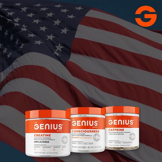 The Veterans Day sitewide sale is on! Now through 11/11, take 30% off Genius supplements for energy, focus, and wellness. | The Genius Brand Sports Nutrition