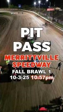 10/3/25 PIT PASS 10:57pm Aerial Tour of the Pits at Merrittville Speedway FINAL RACE WEEKEND 2025
