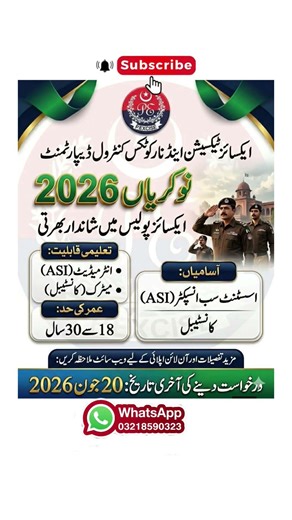Excise and Taxation Department Jobs 2026 | New Uniform jobs #govtjobs Online Apply #excise