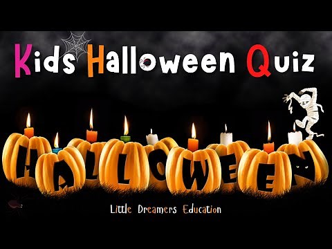 Halloween Quiz For Kids | ESL Halloween Games 2024 | 4K