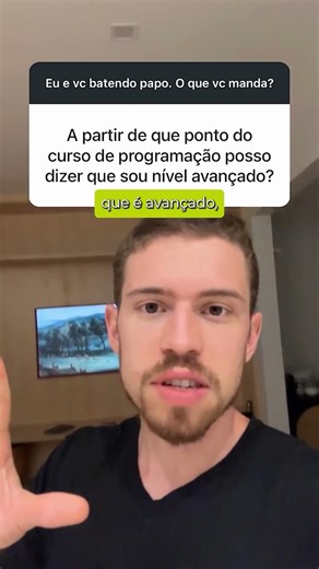 O que define um nível avançado em programação? | #shorts