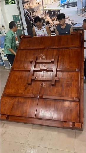 An Antique Solid Wood Door — The Oriental Aesthetic Tempered by Time #woodworking