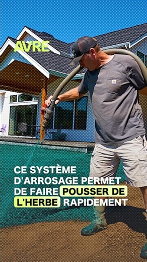 This Spray-On Grass System Grows Lawns Fast 🌱 #shorts