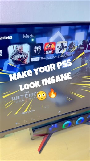 Make Your PS5 Look Insane 😳🔥 #ps5 #gaming #shorts #youtubeshorts