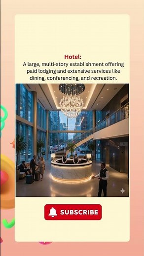 🏨 Motel vs Hotel vs Inn vs Restaurant What's the REAL Difference Stop Booking Wrong! 🛑 #puzzle