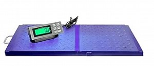 Tree LC-VS 400 Veterinary Scale, 400 LB Capacity, 0.1 LB Accuracy, Heavy-Duty Digital Livestock Weighing Scale with Anti-Slip Base and LCD Display