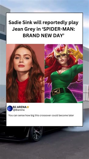Sadie Sink will reportedly play Jean Grey in ‘SPIDER-MAN: BRAND NEW DAY’ #spidermanbrandnewday
