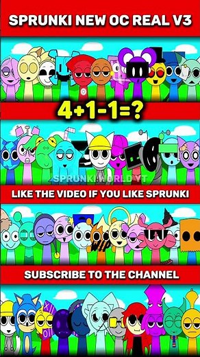 💀MUST SEE! Sprunki Incredibox NEW Sprunki OC REAL V3 MOD All Characters Normal Phase Mix