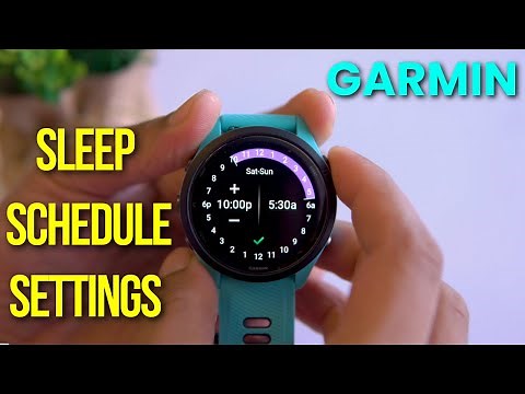 How to Change Sleep Schedule on Garmin Watch ( Venu, Forerunner, Instinct, Fenix, Vivoactive)