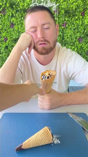 I Stole His Ice Cream Using a Fake Cone 🍦🤫😂