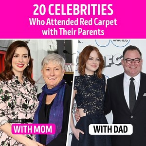 16K views · 161 reactions | 20 Celebrities Who Attended Red Carpet with Their Parents | CelebRatings | Facebook