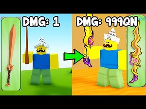 I Crafted The Strongest Weapon In Weapon Crafting Simulator Roblox!