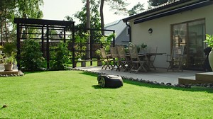 Our Optimow 4 is a fully automated robotic lawn mower that is perfectly suited to small gardens thanks to a compact design. Easily mows lawns up to 450 m2 without you having to lift a finger... Learn more: https://bit.ly/3zJh5H4 #summergarden #greenlawn #gardener #lawnenvy #gardenprep #lawngoals #freshgrass #grasslawn #lawncare | Greenworks | Facebook