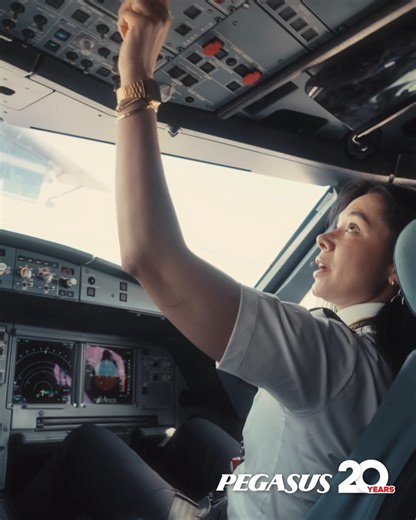 4.6K views · 47 reactions | This is Pegasus. With a network spanning more than 150 destinations across 54 countries, we are flying into tomorrow. The world’s second youngest fleet, 200 new aircraft and technologies designed to make travel effortless continue to lead the way. ✈️ | Pegasus Airlines | Facebook