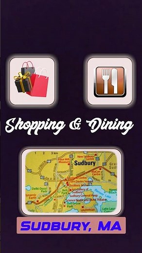 #shopping abd #dining in Sudbury ma