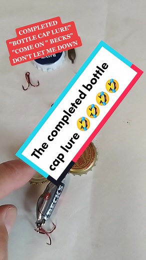 DIY Bottle Cap Fishing Lure Tutorial