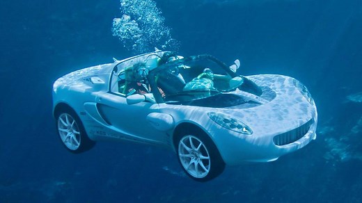 This James Bond 007-inspired car can dive 35 feet under water. | Business Insider
