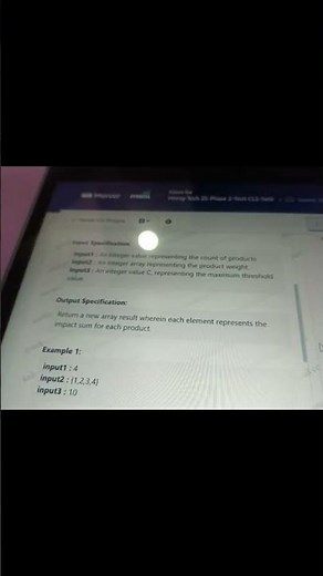 Cognizant technical assessment coding question 2025