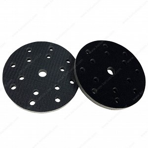 [Hot Item] 150mm 15holes Hook and Loop Cushion Sponge Orbital Sander Backing Pads Soft Interface Pad