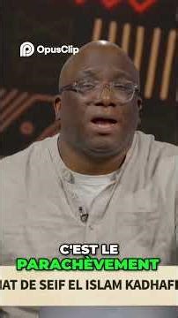 Libye La fin d'une lignée politique avec Saïf El Islam