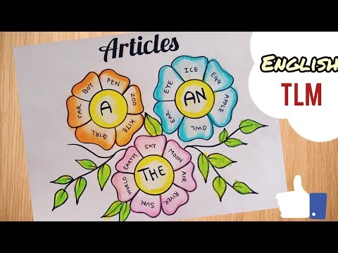 Articles English TLM| English Grammar Chart| Articles Chart| Articles TLM| Articles Chart| TLM easy|