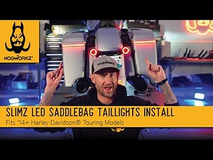 HOGWORKZ® Slimz™ LED Saddlebag Lights for Harley-Davidson® Touring '14-'25