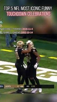 TOP 5 NFL MOST ICONIC FUNNY TOUCHDOWN CELEBRATIONS #foryou #sports #nfl ##fyp