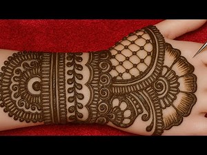 back hand mehndi design full hand simple || easy stylish mehndi design for back hand