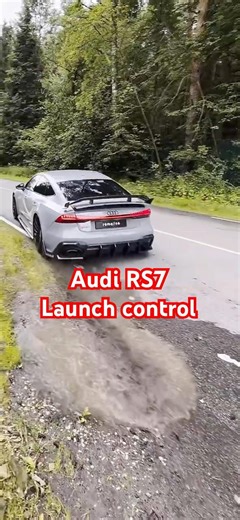 Audi RS7 launch control takeoff #audi #sportcars #audiperformance #Launchcontrol