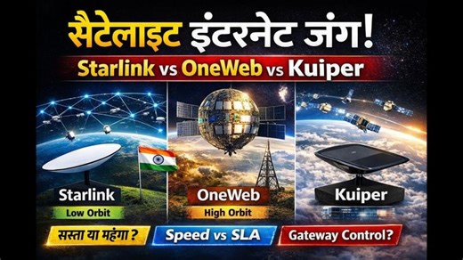 Satellite Broadband in India: Starlink, OneWeb Kuiper Explained Simply | Parag Kar