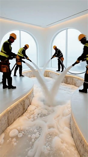 I Transformed a Bare Studio into a Dream Interior: Epoxy Flooring & Window Styling