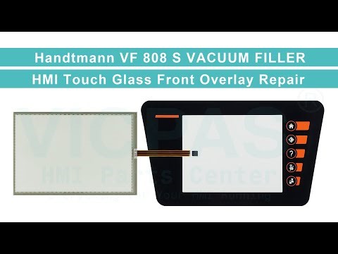 Handtmann VF 808 S VACUUM FILLER Touch Panel Front Overlay Replacement