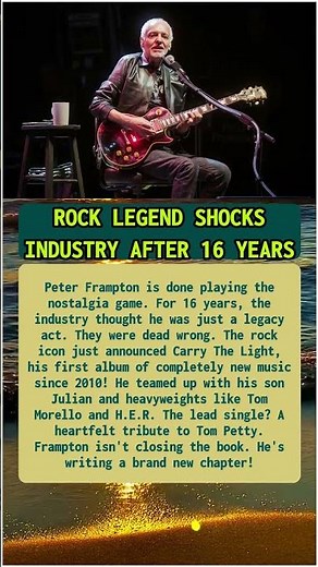ROCK LEGEND SHOCKS INDUSTRY AFTER 16 YEARS