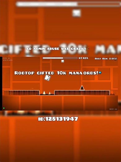 gd admin abuse was crazy💀🥀 #geometrydash #gd #adminabuse