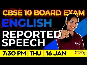 CBSE Class 10 English | Reported Speech | Exam Winner