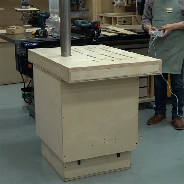 Amazing Drill Press Table Lifting Motorized System DIY | DIY & Crafts