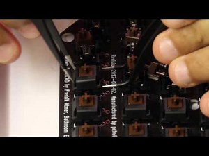 How to open PCB mounted Cherry MX switches