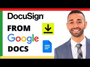 How to DocuSign documents via Google Docs (ADD FIELDS AUTOMATICALLY!)