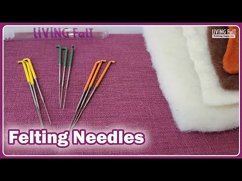 Felting Needles Explained & Felt vs. Pre-felt