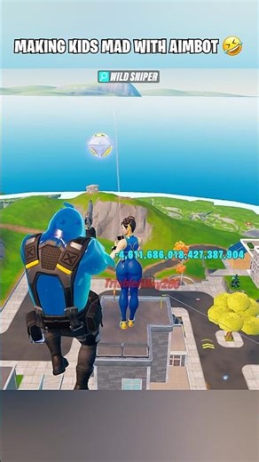 Trolling Kids With Aimbot 😭 #shorts #fortnite