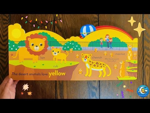 🐯 My First Colors At the Zoo | Color Learning Story for Toddlers 🌈