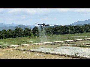 Best Agriculture Drone - ZJIEC YSA-M50 Automatic Rice Field Spraying Demo